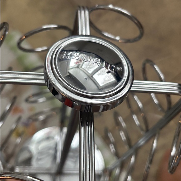 Keurig Coffee Carousel 35 Pods Rotating K Cup Holder Silver Storage Rack HOLDER! - Picture 4 of 4